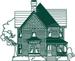 Redwork Midwest Farm House #3 Embroidery Design