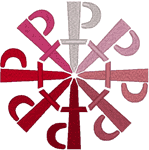 Chi Rho Circle #2 Embroidery Design