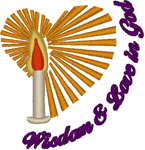 Wisdom & Love Embroidery Design