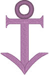 Anchor Cross #1 Embroidery Design