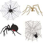 Spiders! Embroidery Design