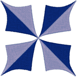 Pinwheel Element Embroidery Design