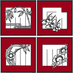 Oriental Accents Embroidery Design