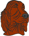 Irish Setter Embroidery Design