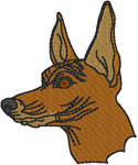 Mexican Hairless - Xoloitzcuintli Embroidery Design