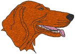 Vizsla - Hungarian Short-haired Pointer Embroidery Design