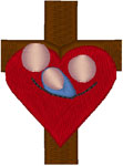 Machine Embroidery Design: Holy Family Cross