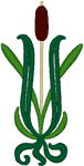 Cattail #3 Embroidery Design
