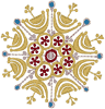 Machine Embroidery Designs: Whimsical Snowflake 1