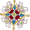 Machine Embroidery Designs: Whimsical Snowflake 2