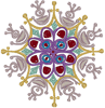 Machine Embroidery Designs: Whimsical Snowflake 3