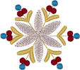 Machine Embroidery Designs: Whimsical Snowflake 4