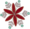 Machine Embroidery Designs: Whimsical Snowflake 5