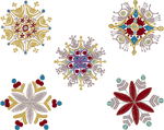 Whimsical Snowflakes