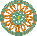 Modern Design Element Embroidery Design