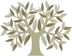 Family Tree Embroidery Design