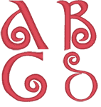 Morgow Celtic Alphabet Embroidery Design