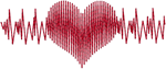Heartbeats Embroidery Design