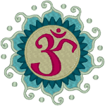 Lotus AUM Embroidery Design