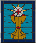 Stained Glass Chalice Embroidery Design
