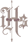 Machine Embroidery Design: IHS Christogram/Monogram #2