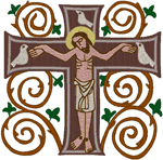 Christ on the Cross Embroidery Design