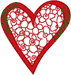 Machine Embroidery Designs: Floral Heart