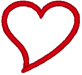Machine Embroidery Designs: Simple Heart