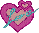 Love Heart #2 Embroidery Design