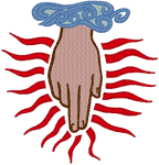 Hand of God, the Creator #2 Embroidery Design