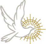 Machine Embroidery Design: Dove in Outline #2