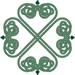 Celtic Shamrock Cross Embroidery Design