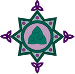 Celtic Trinity Cross Embroidery Design