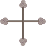 Clover Cross #2 Embroidery Design