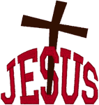 Jesus & Cross Embroidery Design