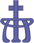 Machine Embroidery Design: Marian Symbol #1