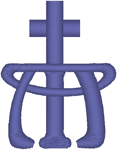 Marian Symbol #1 Embroidery Design