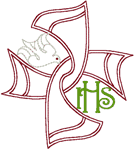 Redwork Celtic Woven Stole Cross Embroidery Design