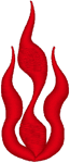 Flames #2 Embroidery Design