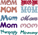 It's All About Mom Embroidery Design