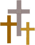 Three Crosses #5 Embroidery Design