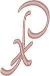 Chi Rho #6 Embroidery Design