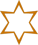 Star of David #4 Embroidery Design