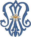 Marian Symbol #2 Embroidery Design