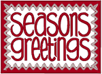 Seasons Greetings #1 Embroidery Design