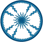 Native American Sun 5 Embroidery Design