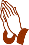 Praying Hands #2 Embroidery Design