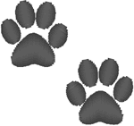Cat Paws Embroidery Design