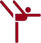 Ballet Pictogram #1 Embroidery Design