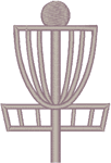 Disc Golf Basket Embroidery Design
